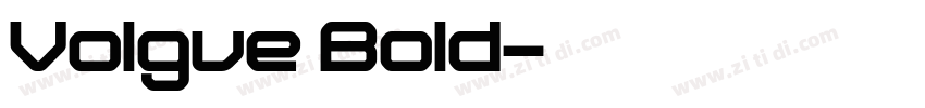 Volgue Bold字体转换